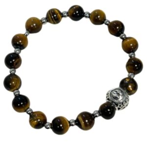 Tijgeroog sterrenbeeld armband - Tweelingen